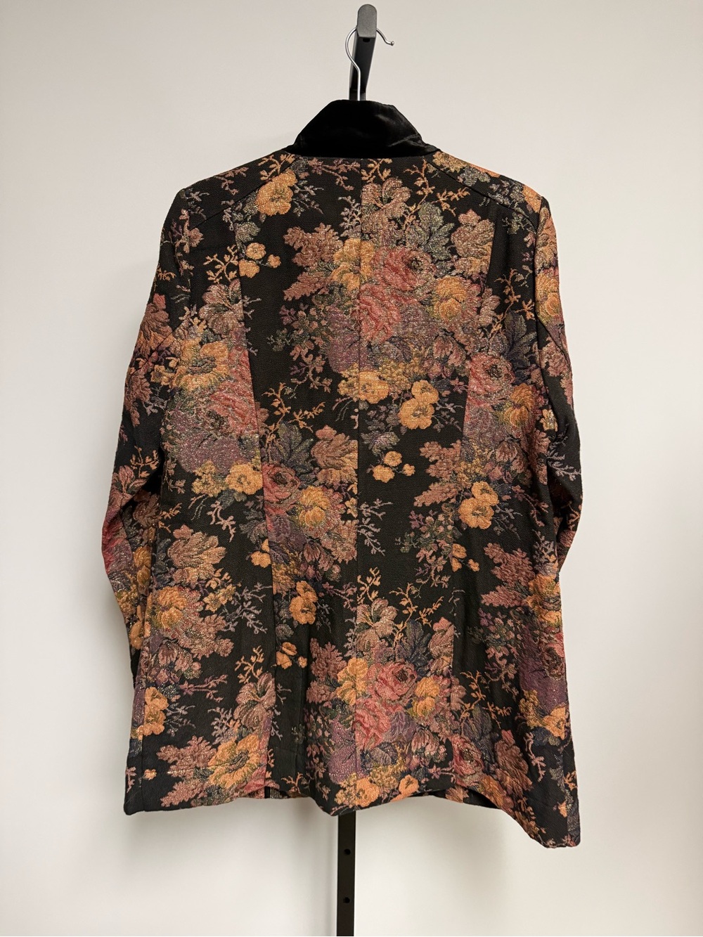 Soft Surroundings Westbury Garden Metallic Jacquard Jacket Size L Whimsigoth 90s - Picture 5 of 14